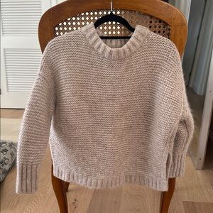 Steven Alan Taupe Cowl Neck Sweater